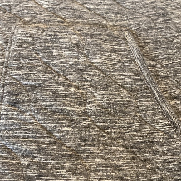 Banana Republic Grey Quilted Cotton Polyester Vest Gilet w Pockets Size SMALL - Picture 3 of 7